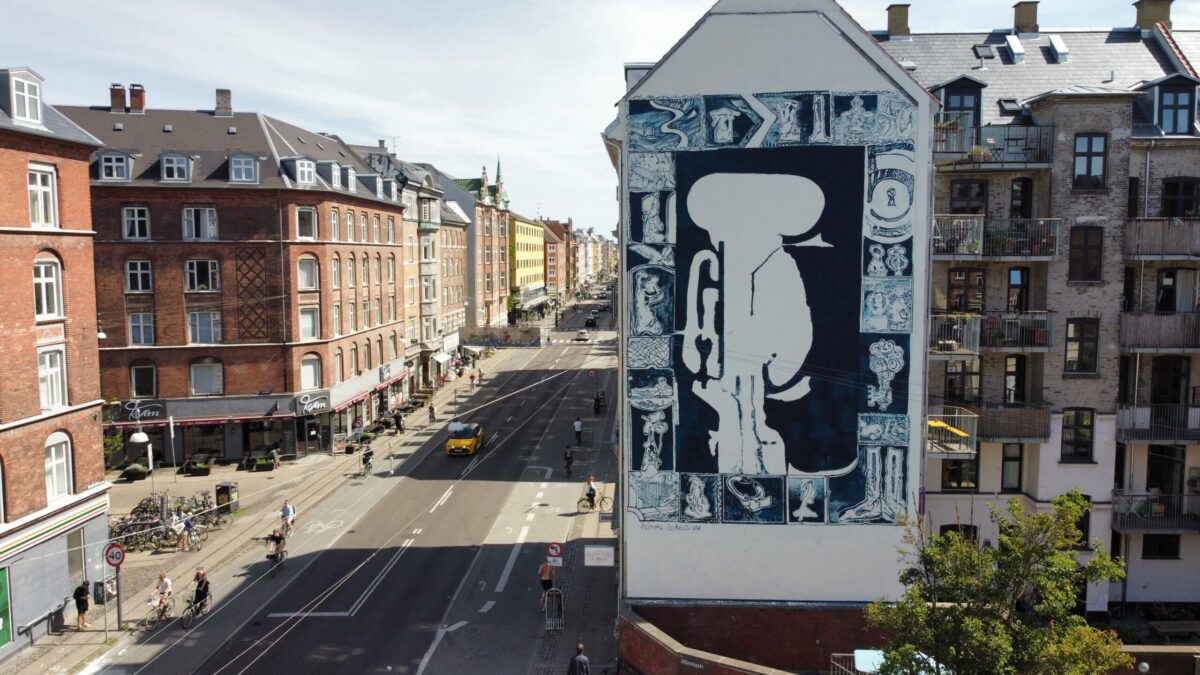 gavl, gavlmaleri, ab nørrebrogaard, nørrebro, kunst